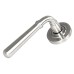 From The Anvil Satin Stainless Steel Door Handles on Round Rose - Newbury Range 