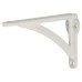 Olde Forge Curved Shelf Bracket - 111 x 78mm - White