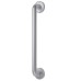 Exel 19mm D-Bar Door Pull Handle on Rose - Screw Fix - 225mm Centres - Satin Aluminium