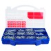 TIMCO Assorted Pozi Countersunk Wood Screws Carry Case - Mixed Tray - Zinc Plated - Pack of 1140