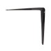 Exel London Pattern Shelf Bracket - 350 x 300mm - Black