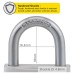 Exel Aluminium Padlock - 30mm Body - 17 x 16mm Shackle - Keyed to Differ