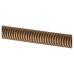 Exel Crewe 10mm Reeded D-Bar Cabinet Pull Handle - 224mm Centres - Antique Brass