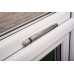 Jackloc uPVC Inline Espagnolette Locking Multipoint Window Handle - 50mm Spindle - Dual - Pol Chrome