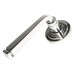 From The Anvil Polished Stainless Steel Door Handles on Round Art Deco Rose - Avon Range 