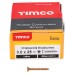 TIMCO Solo Chippy Pozi Countersunk Wood Screws - 3.0 x 25mm - Yellow Zinc - Pack of 200