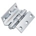 Cranked Ball Bearing Storm Proof Casement Window/Door Hinge - 75 x 3mm - Polished Chrome - Pair