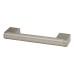 Exel 14mm D-Bar Cabinet Pull Handle - 96mm Centres - Brushed Nickel