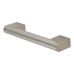 Exel 14mm D-Bar Cabinet Pull Handle - 96mm Centres - Brushed Nickel