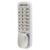 Arrone AR195 Fire Rated Mechanical Code Lock with Intumescent - Holdback Option - Satin Chrome