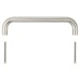 Exel 19mm D-Bar Door Pull Handle - Bolt Fix - 229mm Centres - Polished Stainless Steel