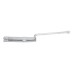 Monkey Tail Gate Bolt - Straight Handle - 445mm Length - Galvanised