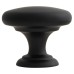 Crofts & Assinder Monmouth Round Cabinet Knob - 38mm Diameter - Matt Black