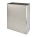 Dolphin Contract Wall Mounted Bin - 440 x 360 x 155mm - Satin Stainless Steel