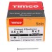 TIMCO Solo Chippy Pozi Countersunk Wood Screws - 3.5 x 50mm - Zinc Plated - Pack of 200