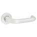 Exel Satin Aluminium 20mm Return to Door Handles on Round Rose 