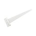 Medium Duty Gate/Door Tee Hinge - 300 x 25mm - White - Pair