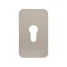 Exel Jumbo Adhesive Fixing Escutcheon - 100 x 60mm - Euro - Satin Stainless Steel