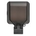 Knightsbridge 13A IP66 1 Gang Switched Outdoor Weatherproof Socket with Neon - Black