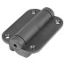 Medium Duty Nylon Gate Hinge - Self Closing - With Legs - 108 x 63 x 27mm - Black - Pair