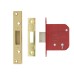 ERA Fortress BS3621:2017 5 Lever Deadlock - 79mm Case - 56mm Backset - Polished Brass