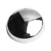 Plastic Screw Dome - 15mm Diameter - Chrome Plated