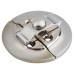 Round Butterfly Catch - 38mm Diameter - Polished Chrome
