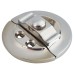 Round Butterfly Catch - 38mm Diameter - Polished Chrome