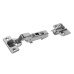 FVG Clip-On Soft Close Cabinet Hinge - 105° - Half Overlay - Zinc Plated - Pack of 100 Pairs