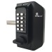 BL3030 External Marine Grade Easicode Pro Back to Back Mini Push Button Gate Code Lock - Black