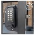 BL3030 External Marine Grade Easicode Pro Back to Back Mini Push Button Gate Code Lock - Black