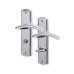 Heritage Brass by M Marcus Polished Chrome Bathroom Door Handle - Centaur Range - 189 x 48mm