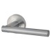 Jigtech Eden Latch Door Handle on Rose Kit - Passage - Satin Chrome