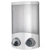 Croydex Euro Wall Mounted Duo Soap Dispenser - 130 x 80 x 200mm - White