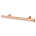 Exel 12mm T-Bar Cabinet Pull Handle - 96mm Centres - Bright Copper
