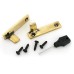 From The Anvil Brompton Knurled Locking Night Vent Casement Window Fastener - Aged Brass