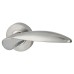 Jigtech Cresta Latch Door Handle on Rose Kit - Passage - Satin Chrome