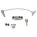 Jackloc Pro-5 Key-Locking Retro Style Cable Window Restrictor – Chrome 