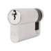 Exel 5 Pin 51mm Euro Single Cylinder - 40 + 11mm - Polished Nickel - Keyed to Differ