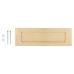Letter Plate - 306 x 100mm - Satin Brass