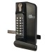Borg BL3430 External Marine Grade ECP Push Button Gate B to B Code Lock with Key Override - Black