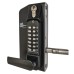 Borg BL3430 External Marine Grade ECP Push Button Gate B to B Code Lock with Key Override - Black