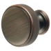 Crofts & Assinder Calgary Round Cabinet Knob - 40mm Diameter - American Copper