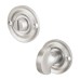 Hampstead Bathroom Turn & Release - 43mm Diameter - Satin Chrome