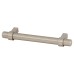 Exel 14mm Collared T-Bar Cabinet Pull Handle - 288mm Centres - Satin Stainless Steel