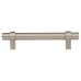 Exel 14mm Collared T-Bar Cabinet Pull Handle - 288mm Centres - Satin Stainless Steel