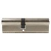 Union 6 Pin 100mm Euro Double Cylinder - 45 + 55mm - Satin Nickel - Keyed to Differ