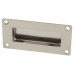 Exel Rectangular Flush Cabinet Pull Handle - 102 x 51mm - Polished Stainless Steel