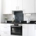 Exel Aluminium Kitchen Splashback - 900 x 750mm - Gloss Anthracite Grey