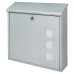 Burg Wachter Aire Postbox - 370 x 364 x 114mm - Silver